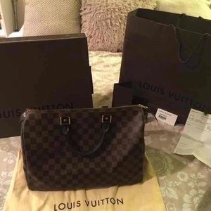 ‼️SOLD‼️Louis Vuitton Speedy 35 Damier Ebene